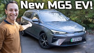 New MG5 EV review 2024 The Unrivalled Electric Estate  TotallyEV [upl. by Iliak]