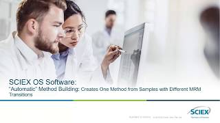 SCIEX OS Software Automatic Method Building [upl. by Thetos]