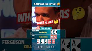 Guess what Phil Ivey has 🧐 poker highstakespoker pokerhighlights [upl. by Norahs326]