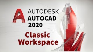 Create Classic Workspace in AutoCAD 2020 [upl. by Meehan]