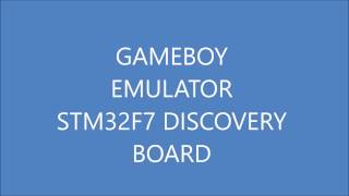 Gameboy emulator STM32F7 [upl. by Vashtee517]