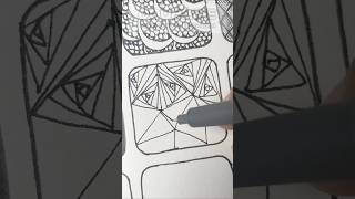 Easy Zentangle Patterns 82 zentangleart doodleart zentanglepattern doodlepattern artwork art [upl. by Ellimaj]