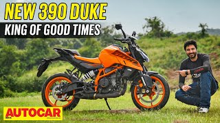 2024 KTM 390 Duke review  The king of good times  First Ride  Autocar India [upl. by Eilliw]