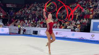 Dina Averina Ribbon Grand Prix Moscow 2022 AA [upl. by Leuqram]