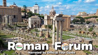 Roman Forum Guided Tour  Narrated by Official Tour Guide [upl. by Ettenan]