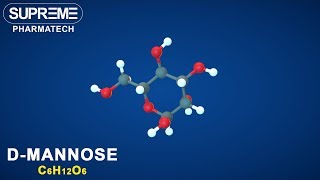 Dmannose  C6H12O6  3D molecule [upl. by Kral]