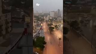 ALAGAMENTO EM BAURU INTERIOR DE SÃO PAULO shorts ciclone hurricane [upl. by Irek]