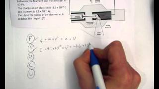 Xray tube  velocity of an electron [upl. by Nnairda]