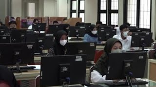 Sebanyak 11320 peserta mengikuti UTBKSNBT 2023 di Pusat UTBK Unpad [upl. by Leah538]