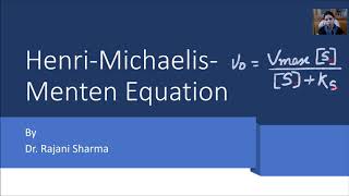 HenriMichaelisMenten Equation [upl. by Philipps]