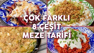 Evde Rahatlıkla Hazırlayabileceğiniz 8 Çok Farklı Meze Tarifi  Meze Tarifleri  Yemekcom [upl. by Aisatsan]