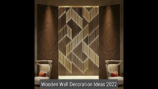 Top Wooden Wall Decoration Ideas 2022  Living room Wall Design  Home Interior Design Ideas [upl. by Correy]