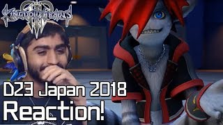 Kingdom Hearts 3 D23 Japan 2018 Trailer amp New Utada Hikaru Theme Reaction [upl. by Esinaej]