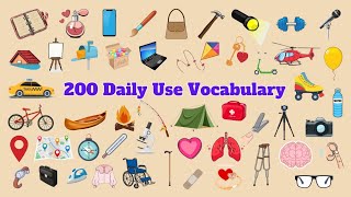 Everyday English Vocabulary with Pictures  Daily Use Names of Different Things [upl. by Sigismondo]