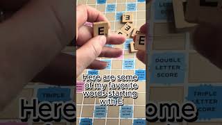 Most common letter in Scrabble Words that start with E [upl. by Ardena]