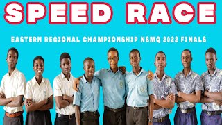 EASTERN REGIONAL NSMQ 2022 FINALS SPEED RACE [upl. by Suelo]