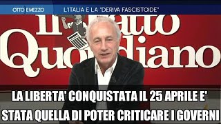 Caso Scurati Travaglio Deriva fascistoide Dura da almeno 25 anni La Gruber contro Specchia [upl. by Chae]