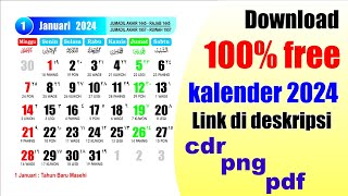 download kalender 2024 lengkap free [upl. by Cozza]