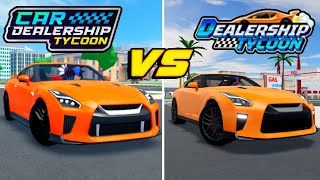 Car Dealership Tycoon VS Dealership Tycoon COMPARISON [upl. by Ardussi360]