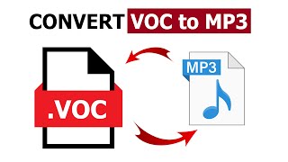 How to Convert VOC File into MP3 Audio File  Free Online Tool [upl. by Odraleba]