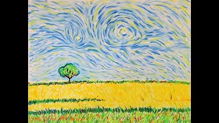 Post Impressionism Landscape Art [upl. by Paule]