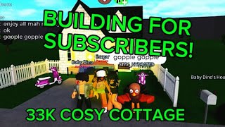 33k cosy cottage NO GAMEPASSES NEEDED roblox bloxburg house bloxburgbuilder [upl. by Nadia664]