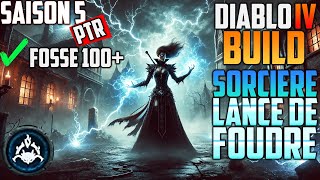 Build Sorcière Lance de Foudre S5  Diablo 4 [upl. by Leugimesoj]