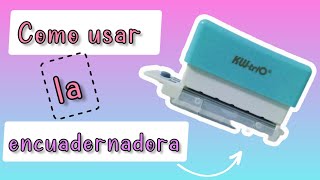 ✨Como usar la encuadernadora Smart Clic  Tips de maestra 💞👩‍🏫 [upl. by Ahcire]