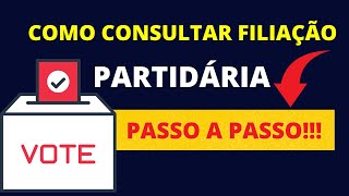 Consultar Afiliação Partidária  Como Saber se Estou Afiliado a um Partido [upl. by Karoline]