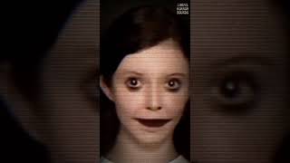 Uncanny Valley Face Scare your friends 😰😰 ScaryVideo UncannyValley UncannyValleyMakeup [upl. by Bridges]