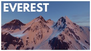 Mt Everest  Recreated in Minecraft [upl. by Narut]