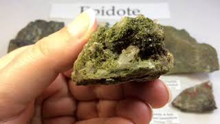 Crystal amp Mineral Education EPIDOTE 💚 [upl. by Atem]