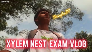 Xylem NEST exam😍Must Watch simple  Vlog3 Abhinav AK  xylem nest exam [upl. by Erej]