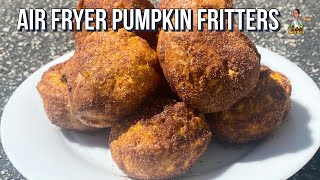 Easy Air Fryer Pumpkin Fritters Recipe  How To Make Pumpkin Fritters In The Air Fryer [upl. by Iharas]