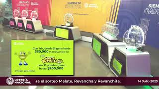 Sorteo Melate Revancha y Revanchita 3769 Chispazo Clásico 9936 y Tris Clásico 30847 [upl. by Enidualc67]