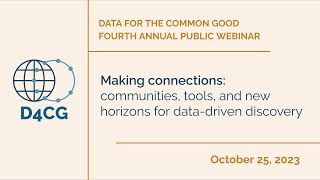 D4CG Public Webinar Making Connections [upl. by Norok]