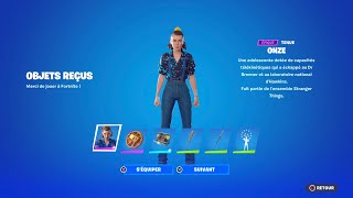 PACK STRANGER THINGS SUR FORTNITE OG  SKIN ONZE [upl. by Ruperta547]