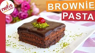 Brownie Pasta Tarifi  Pişirmeden pratik bir şekilde nefis bir pasta yapabilirsiniz [upl. by Rhyner]