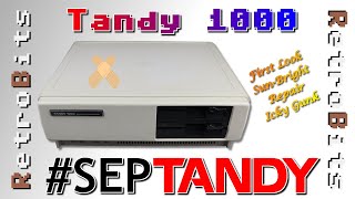 Dead Tandy 1000 First Look Repair Restoration for SepTandy [upl. by Akiria223]