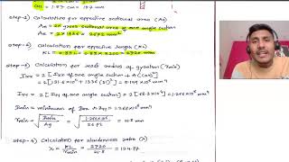 Strength of compression member double angle placed on same side  Steel structure [upl. by Quartas]