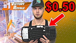 I Tried Using The WORST Fortnite Keyboard [upl. by Acila]