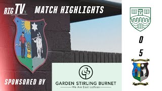 MATCH HIGHLIGHTS I University of Stirling 05 Tranent I Wednesday 2nd October [upl. by Filemon]