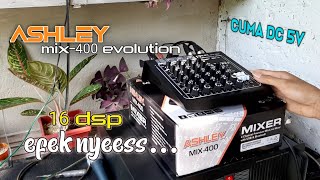 Review MIXER KECIL MUNGIL dari ASHLEY MIX400 evolution  Murah tapi gak mengecewakan [upl. by Lynea]