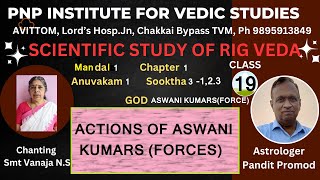 SCIENTIFIC STUDY OF RIGVEDAClass 19 Mandal1 Chapter1 Sooktha 3123Actions of ASWANI KUMARS [upl. by Eenwat]