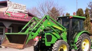 John Deere 5525 Tractor CAB HEAT AIR 4x4 [upl. by Anniram628]