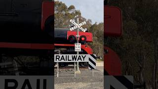 Steamrail R class R761 past Barrs Lane Near Traralgon [upl. by Killion]