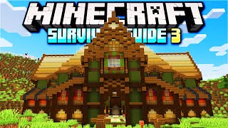 Building A Grand Storage Hall ▫ Minecraft Survival Guide S3 ▫ Tutorial Lets Play Ep45 [upl. by Rehpotsirhk]