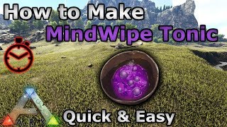 How to Make MindWipe Tonic  Reset Engrams amp Stats  Ark Survival Evolved [upl. by Ricky]