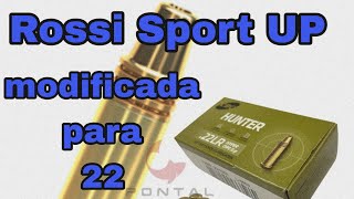 Carabina Rossi Sport UP modificada para 22 [upl. by Stucker]