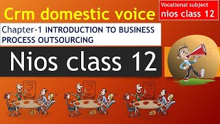 12 class vocational nios crm domestic voice chapter 1 [upl. by Sehcaep]